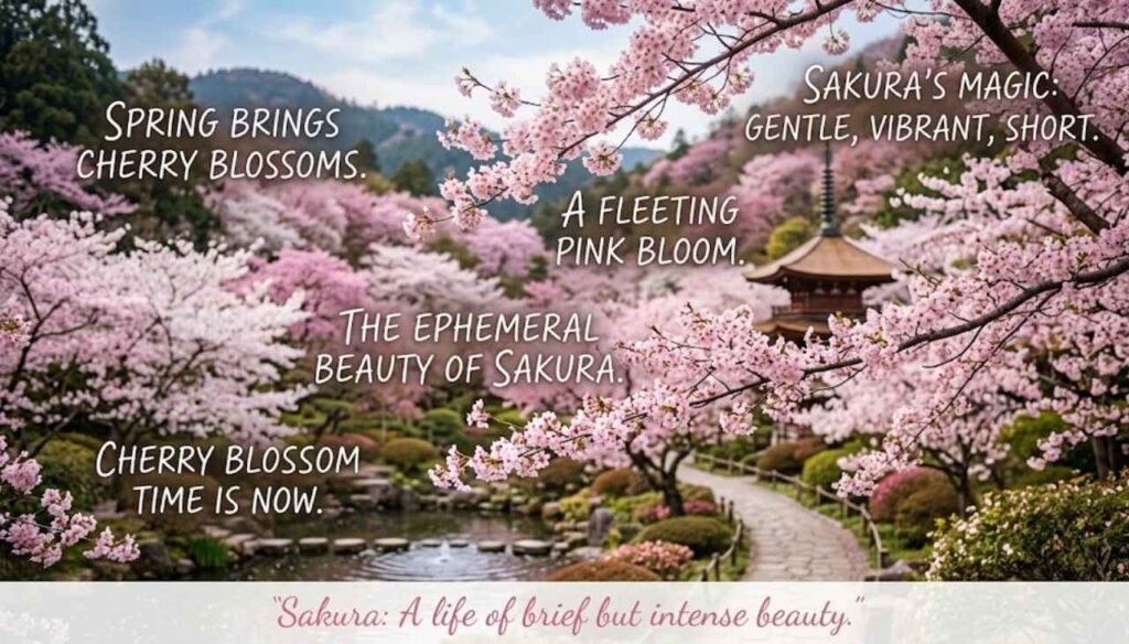 Cherry Blossom Quotes Short 