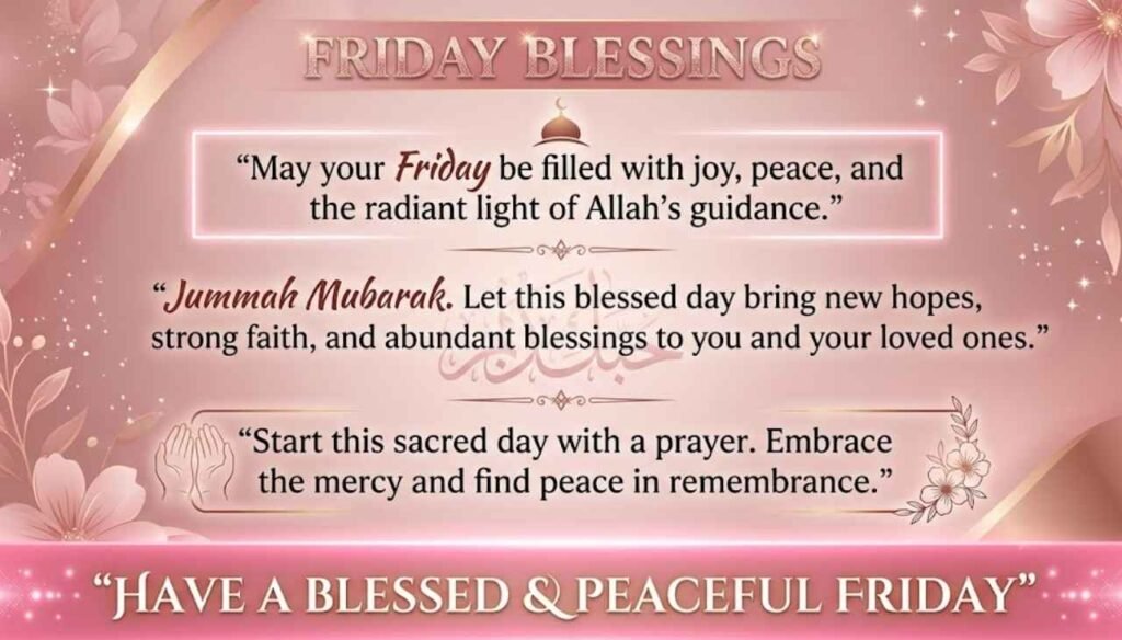 Friday Blessings Quotes