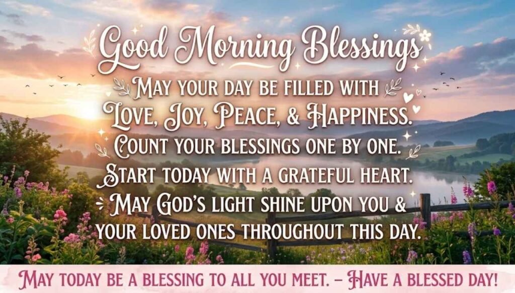 Good morning blessings quotes