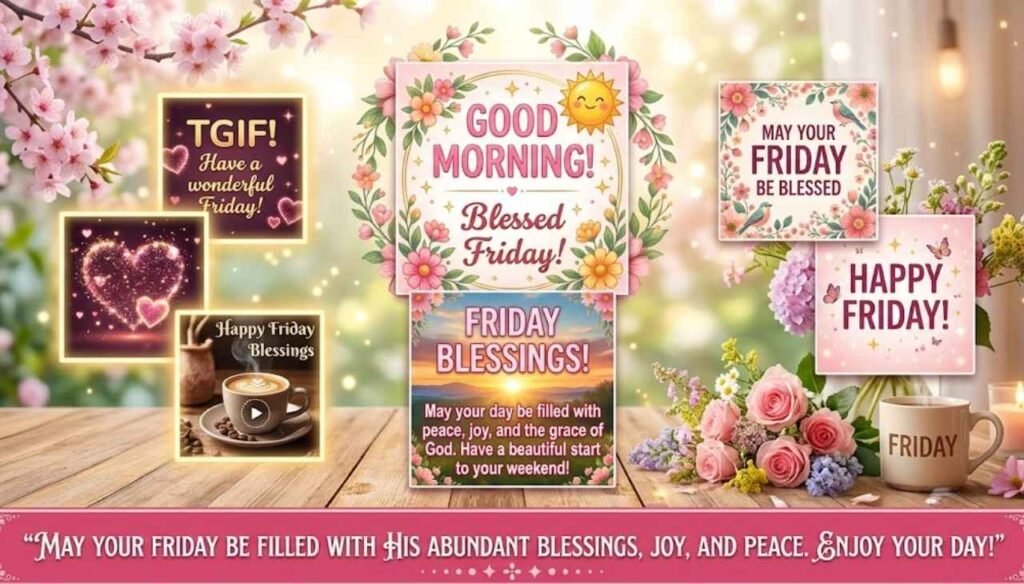 Good Morning Friday Blessings GIFs, Pictures, and Cards