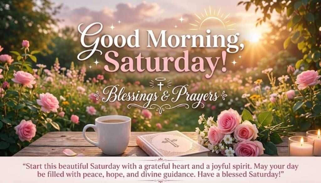 Good morning Saturday blessings and prayers