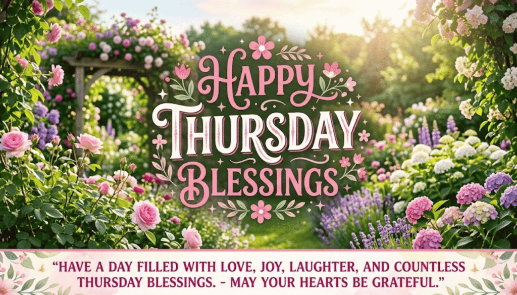 Happy Thursday Blessings