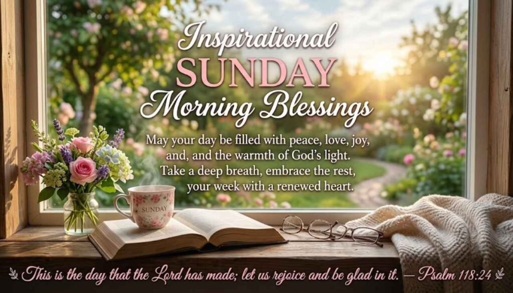 Inspirational Sunday morning blessings