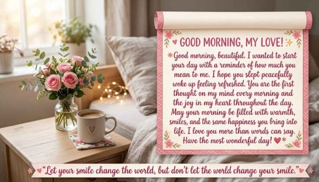 Long Good Morning Messages for Her