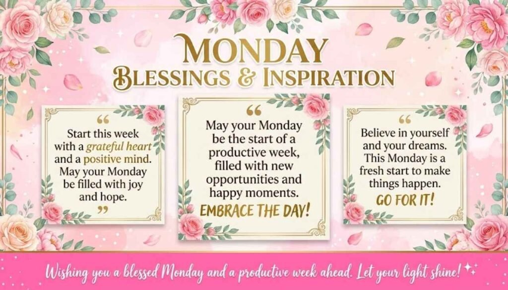 Monday quotes and blessings