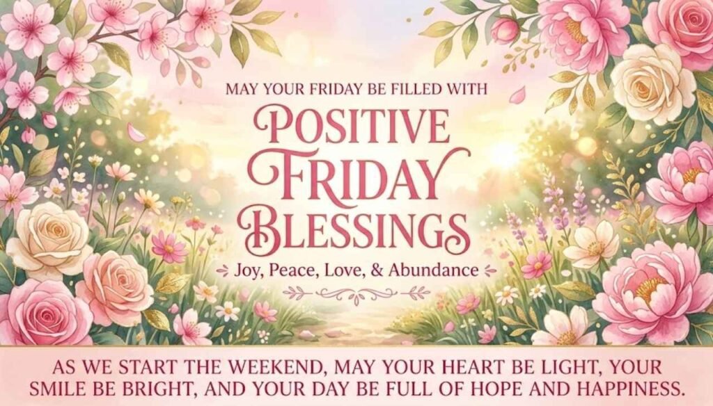 Positive Friday blessings