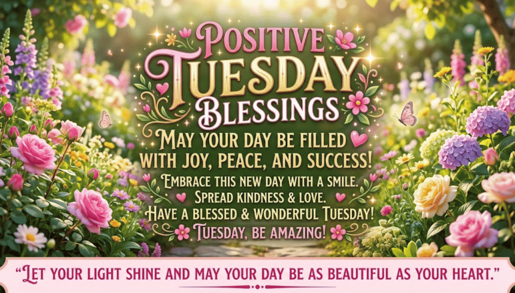 Positive Tuesday blessings