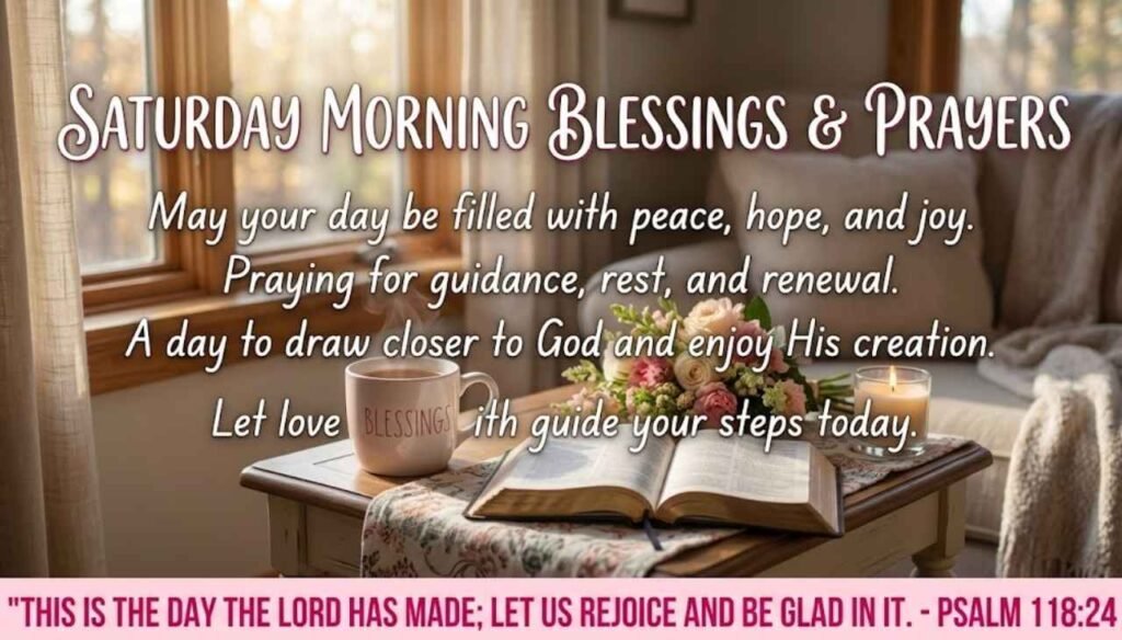 Saturday morning blessings and prayers