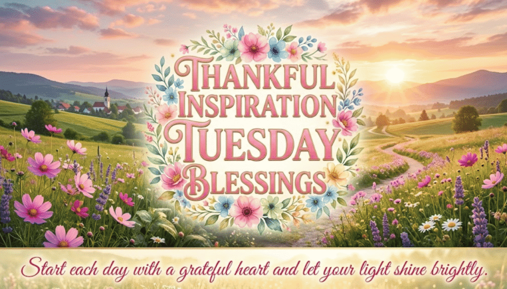 Thankful inspiration Tuesday blessings