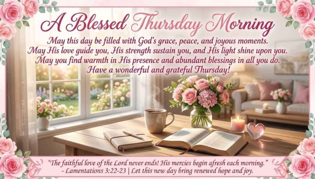 Thursday morning blessing