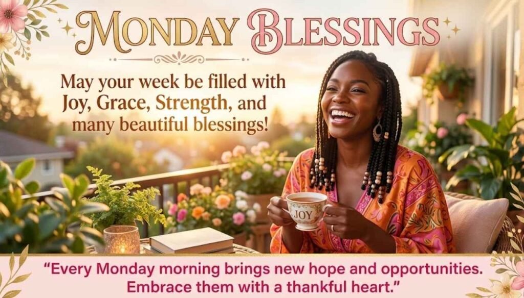 African american monday blessings