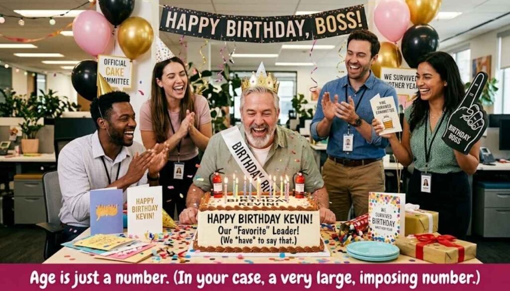 Boss birthday funny