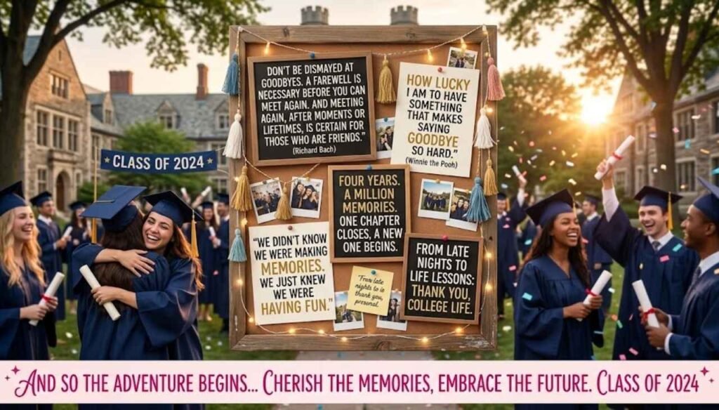 End of college life quotes
