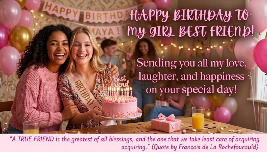 Girl Best Friend Birthday Wishes
