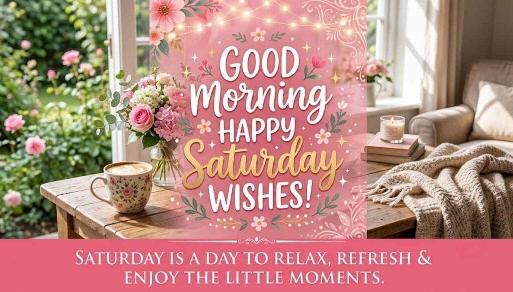 Good morning happy saturday wishes