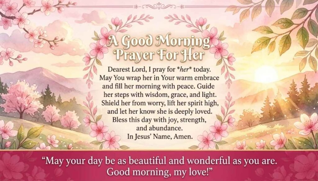 Good Morning Prayer for Her