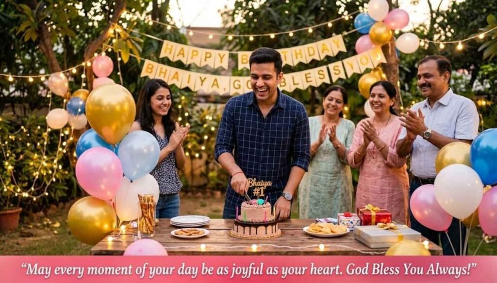 Happy birthday bhaiya god bless you
