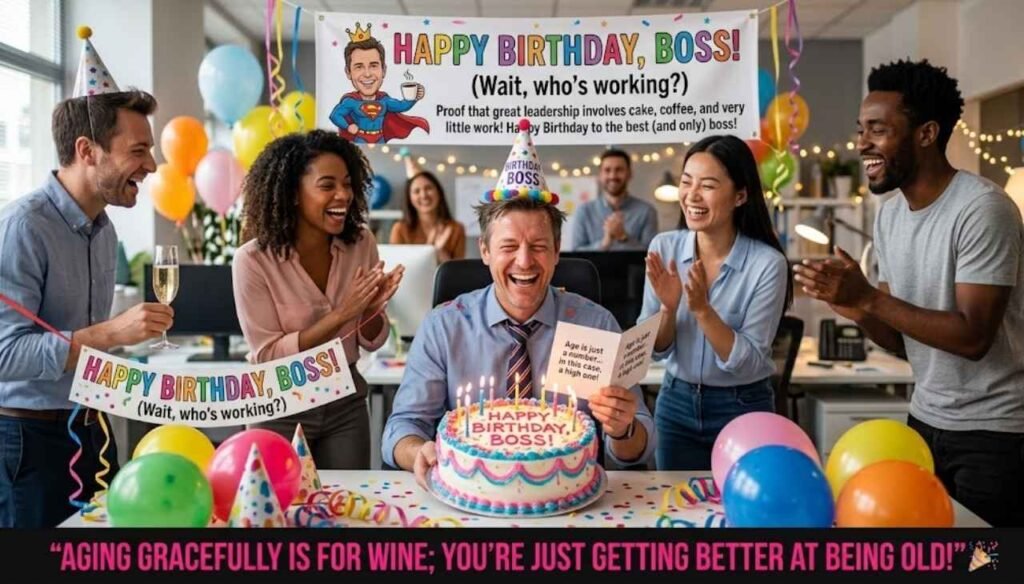 Happy Birthday Boss Funny