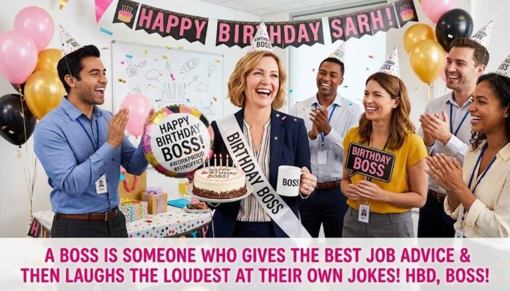 Happy birthday funny boss
