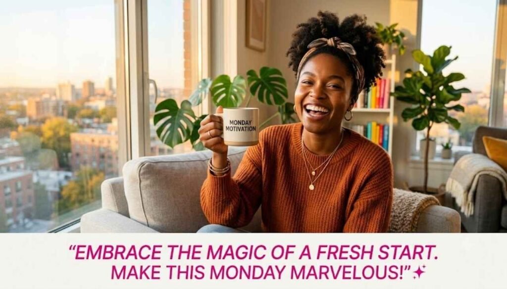 Happy Monday Black Woman Images