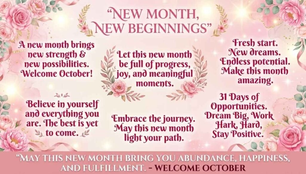 New Month Quotes