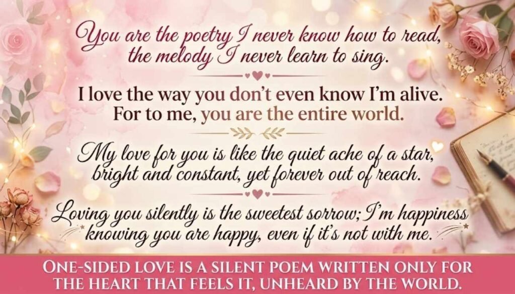 One Sided Love Quotes
