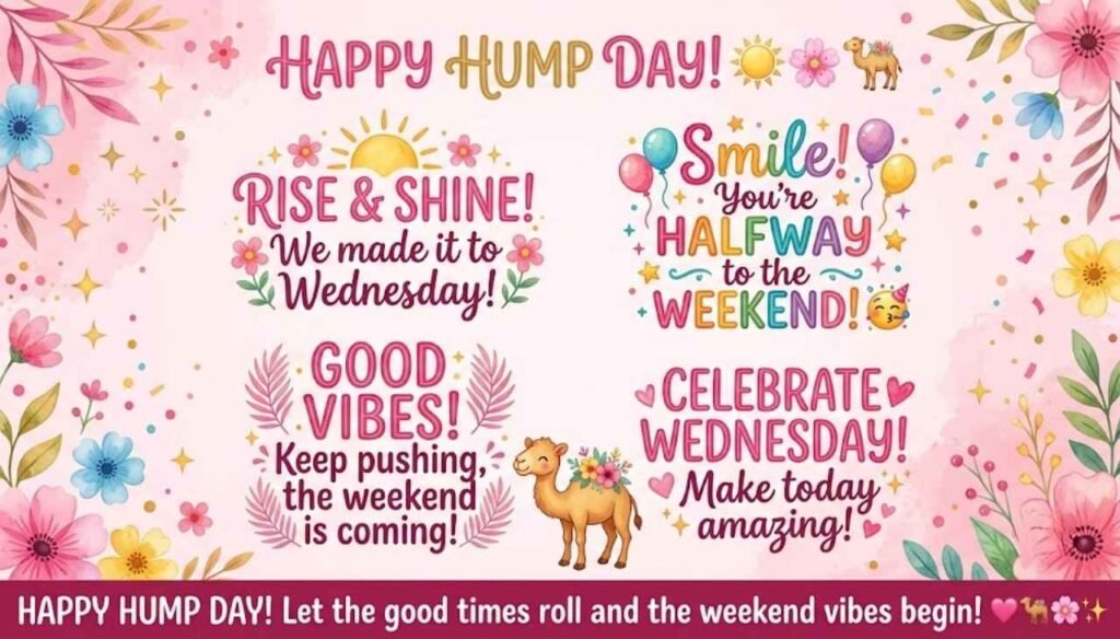 Positive happy hump day quotes