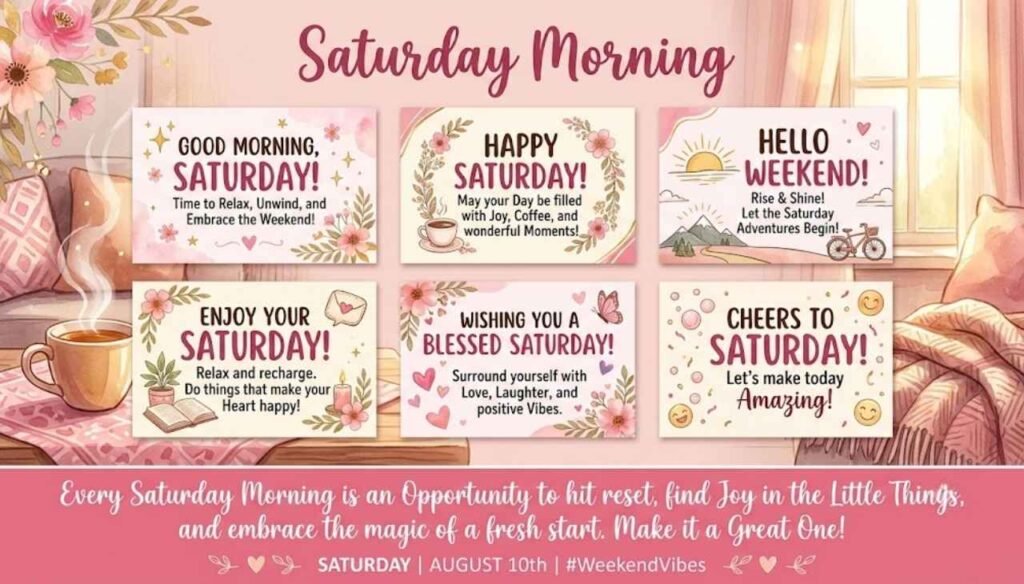 Saturday morning messages