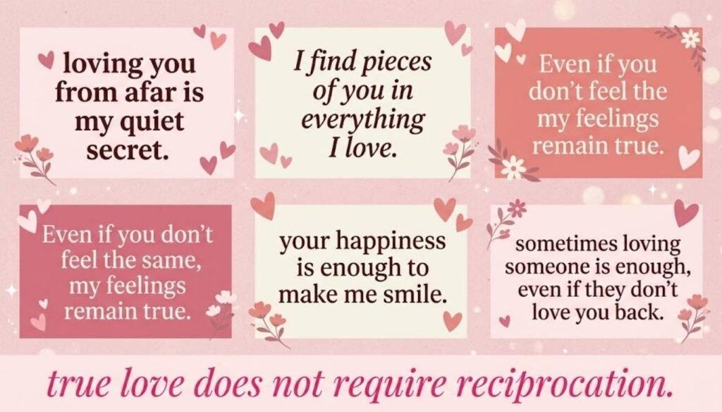 Small one sided love quotes