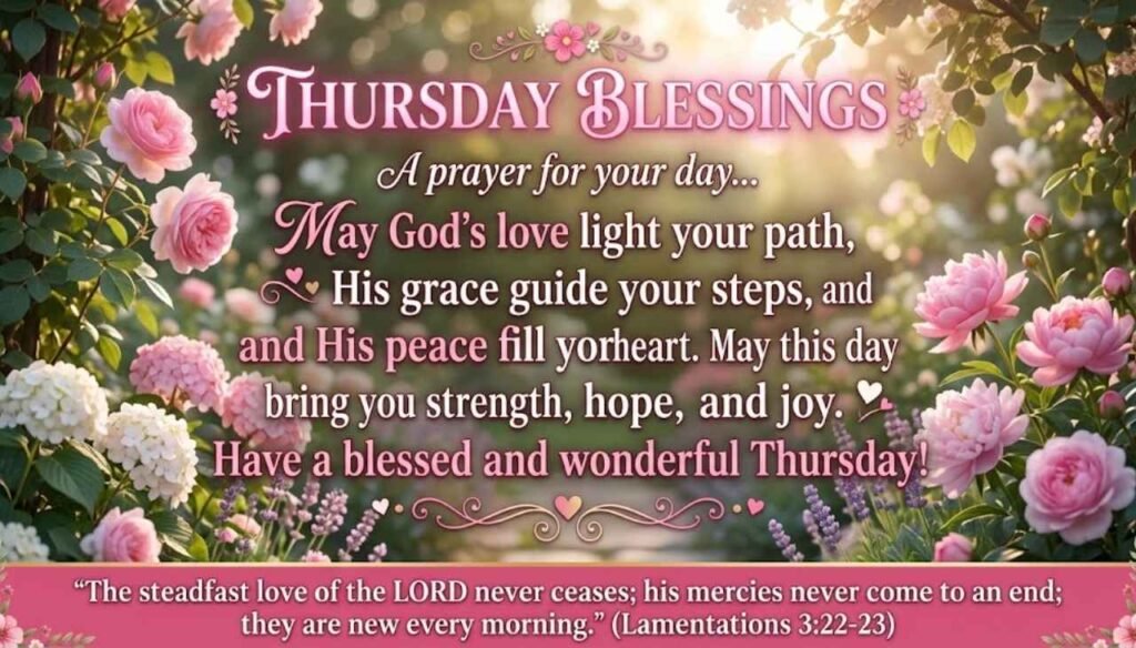 Thursday blessings and prayers