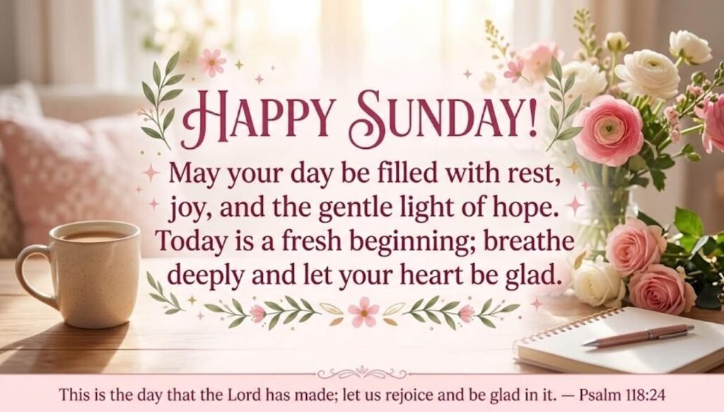 uplifting sunday inspirational quote