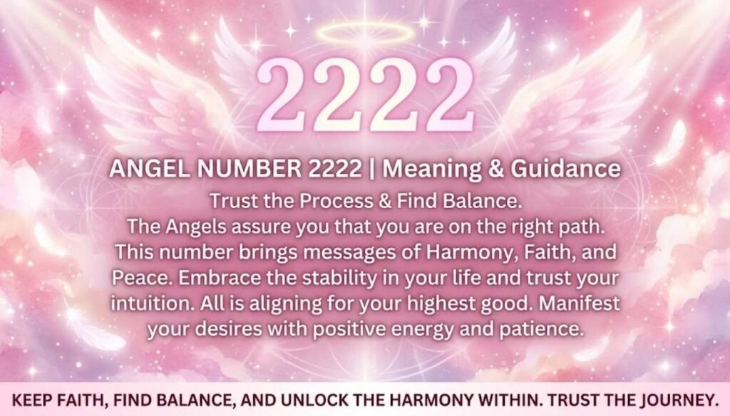 2222 Angel Number Meaning