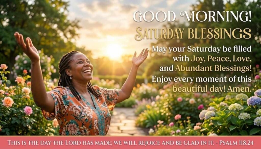 African american good morning saturday blessings