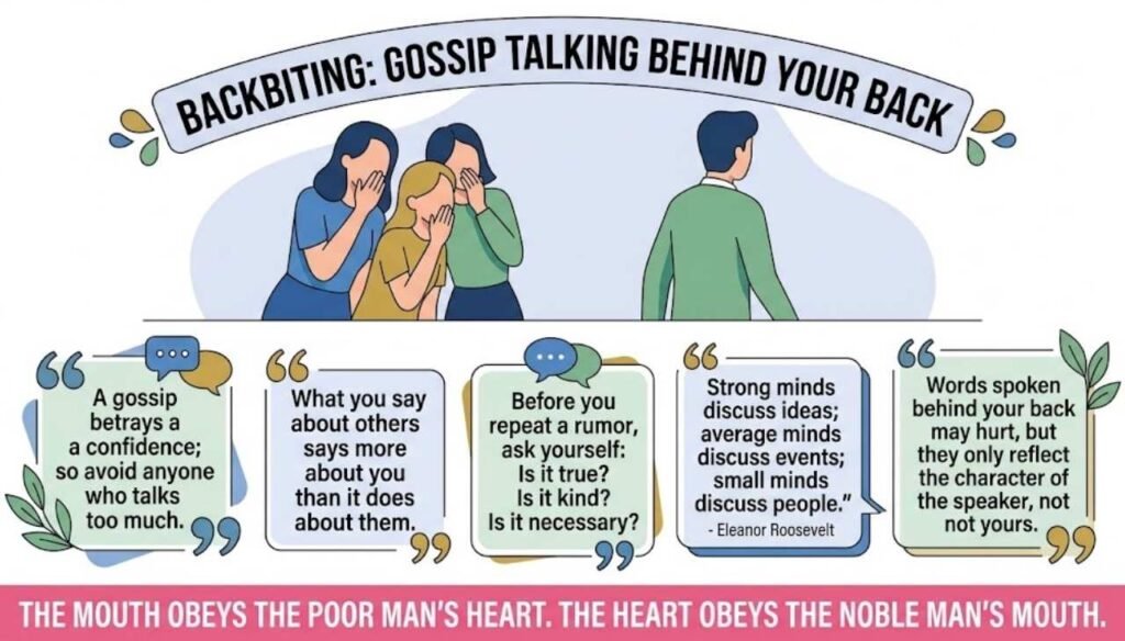Backbiting gossip talking behind my back quotes