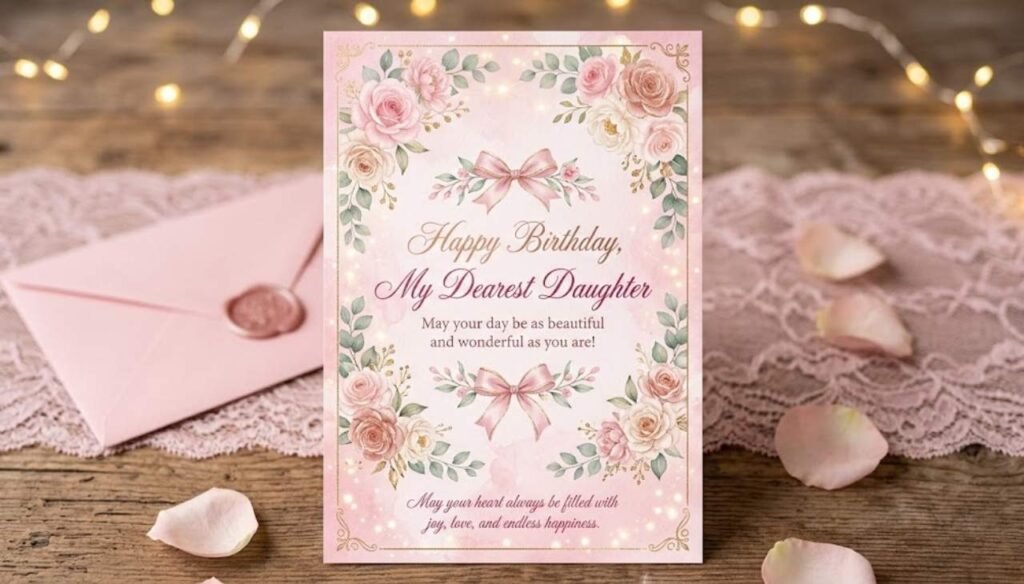 Beti ke liye birthday wishes in English text