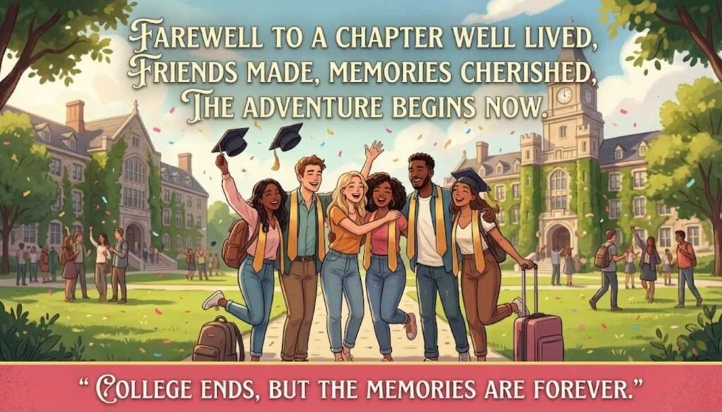College life end quotes