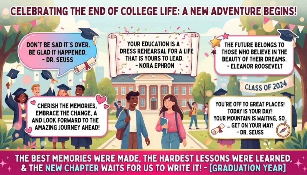 End of college life quotes