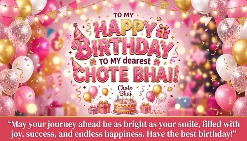 Happy birthday chote bhai wishes