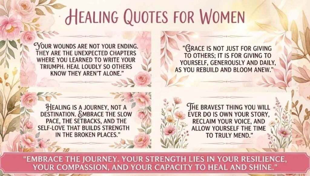Healing quotes for women