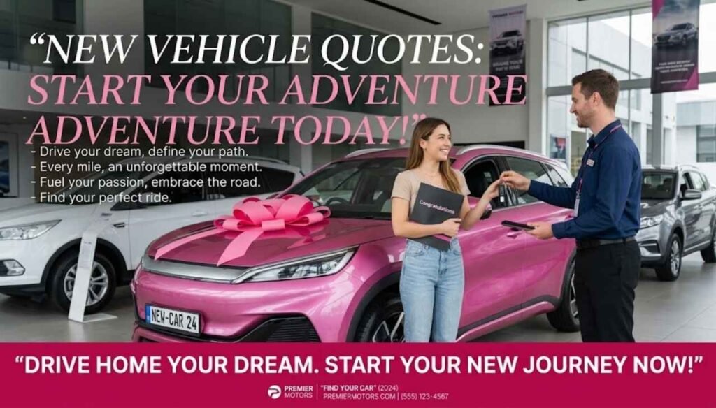 New vehicle quotes
