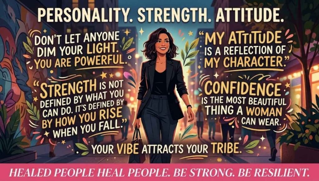 Personality Strong Woman Attitude Quotes