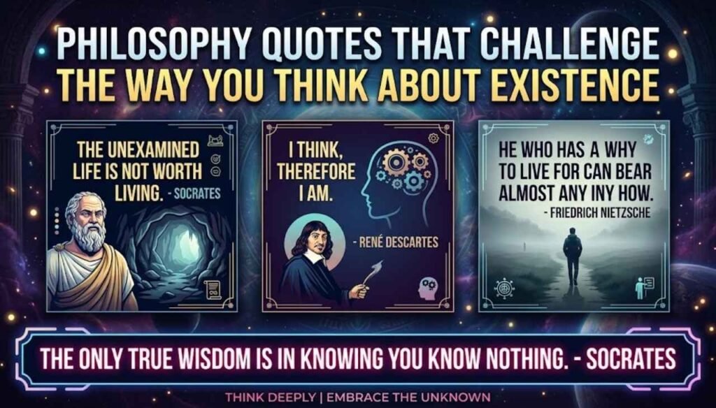 Philosophy Quotes That Challenge the Way You Think About Existence