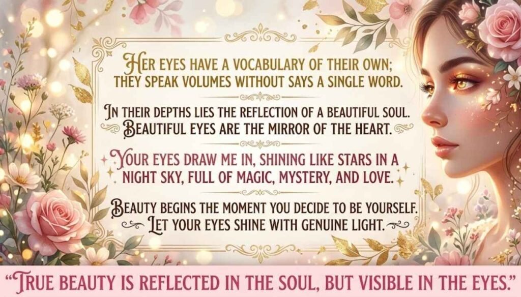 Quotes on Beautiful Eyes