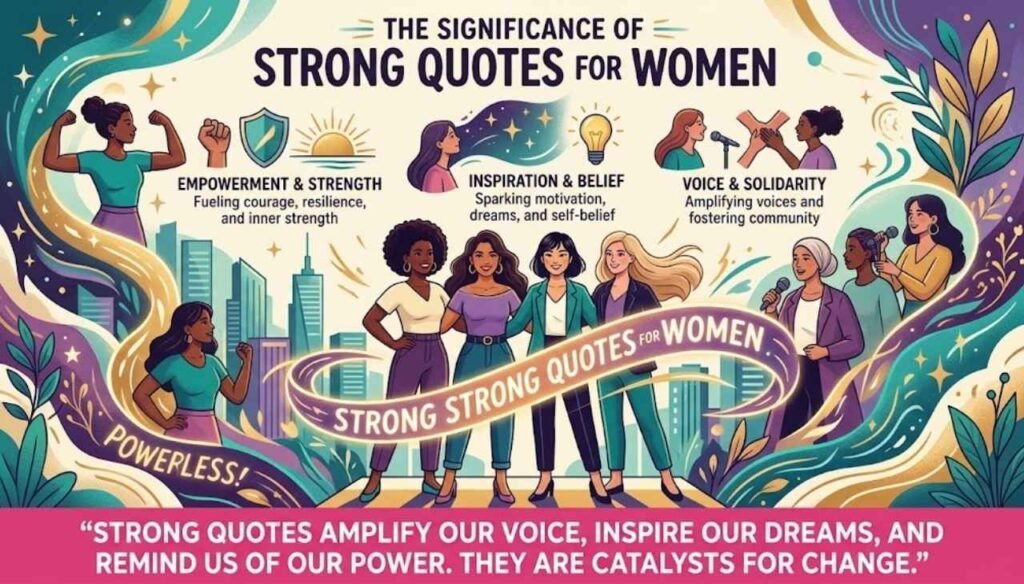 Significance of Strong Quotes for Women