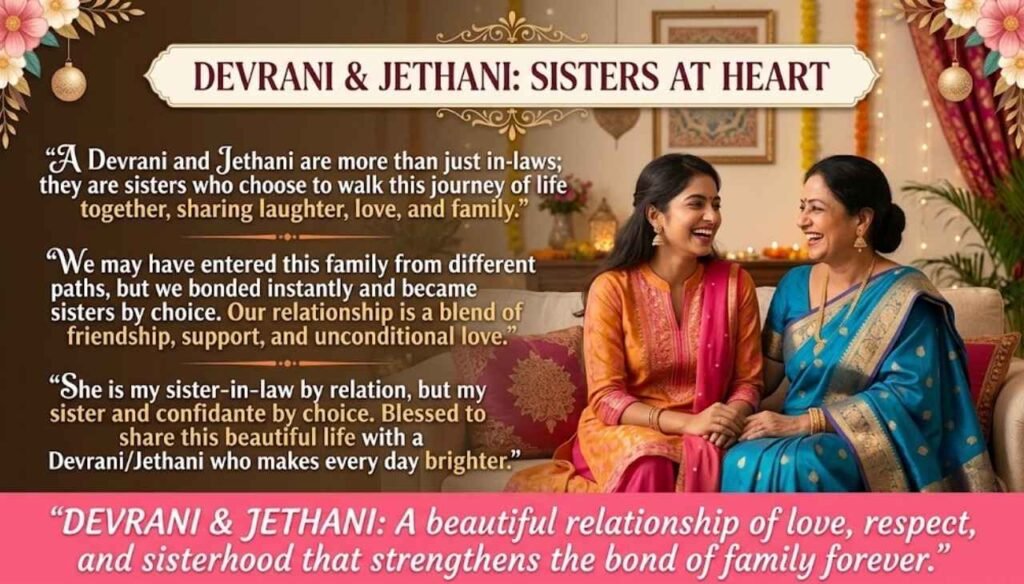Sister devrani jethani quotes in english
