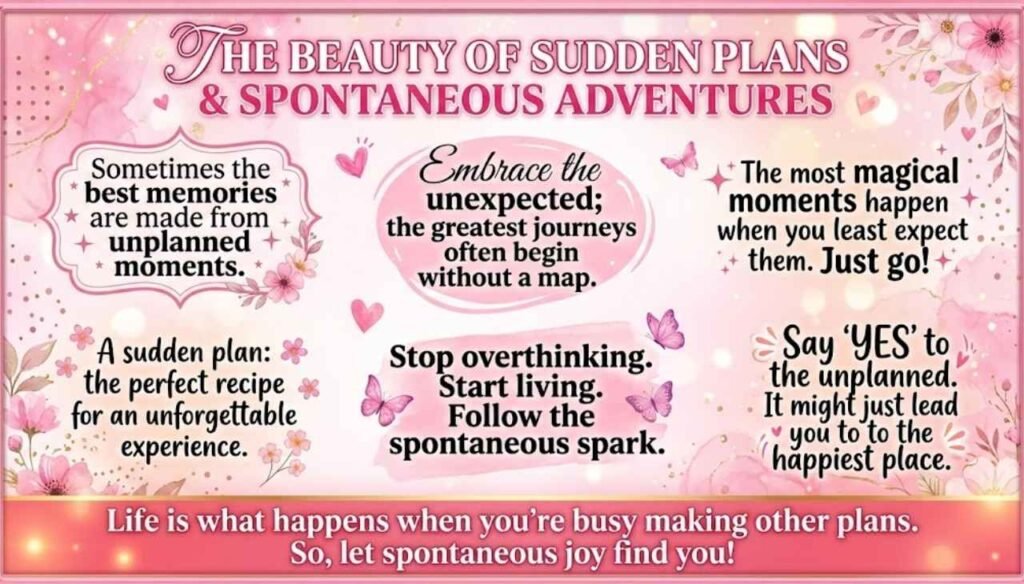 Sudden Plan Quotes