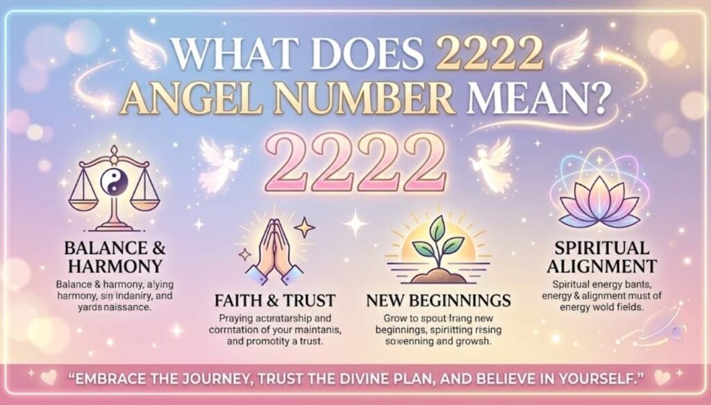 What Does 2222 Angel Number Mean?