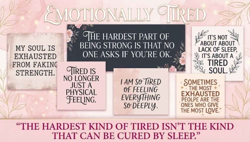 Emotionally Tired Quotes