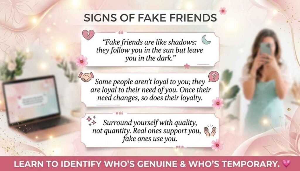 Fake friends quotes for instagram