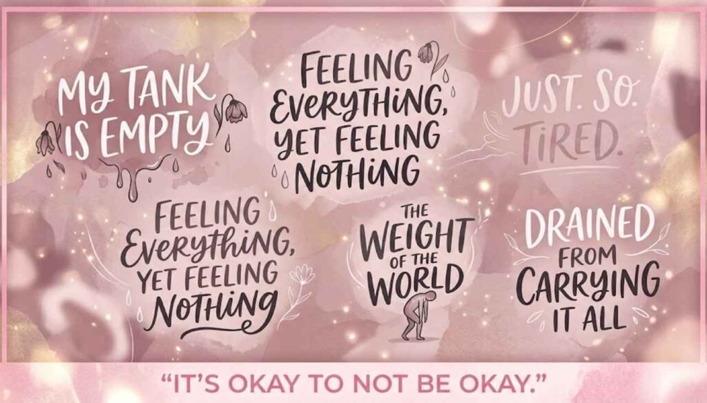 Overwhelmed emotionally drained quotes